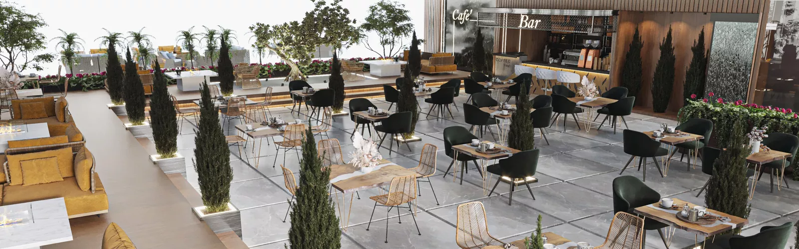 طراحی روف گاردن در عراق