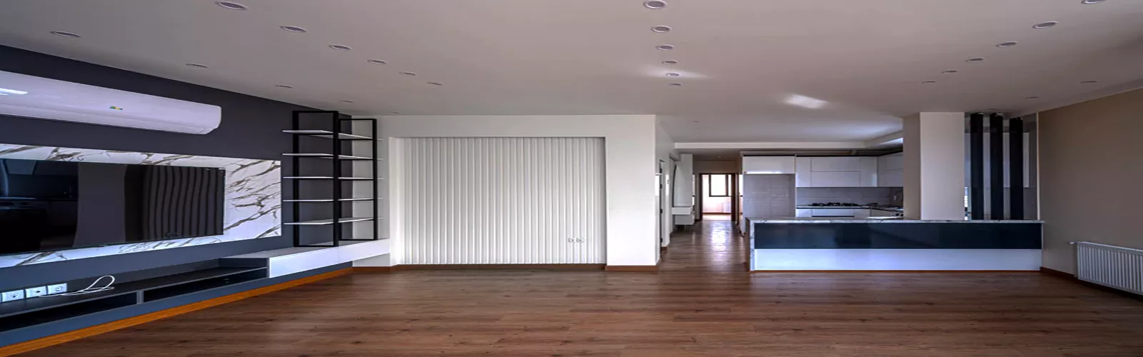 طراحی داخلی مدرن آپارتمان فرح آبادی