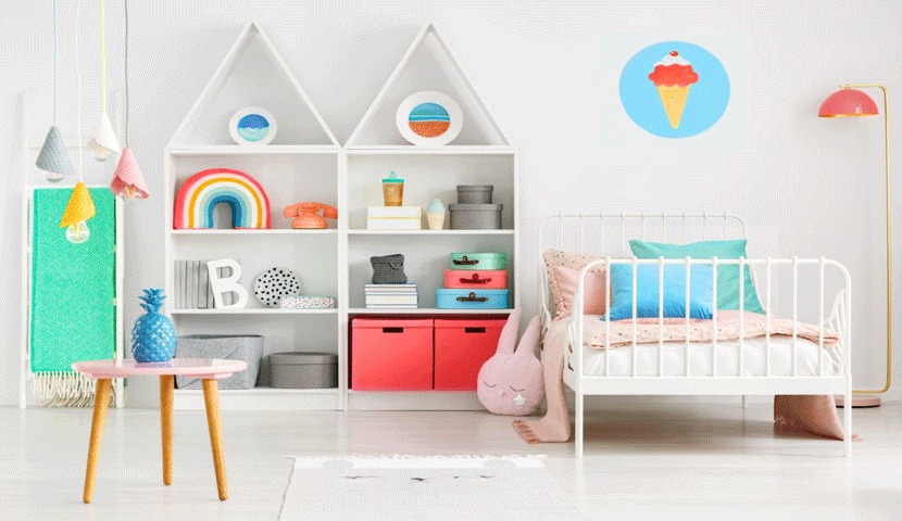 طراحی اتاق خواب مناسب سن کودک