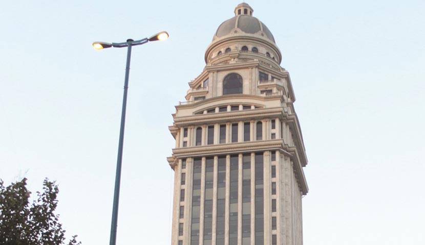 طراحی نمای کلاسیک برج پارس جردن