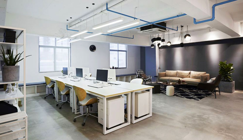 طراحی داخلی اداری مینیمال