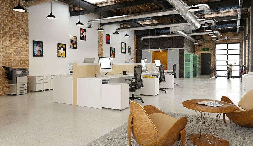 طراحی داخلی اداری مدرن