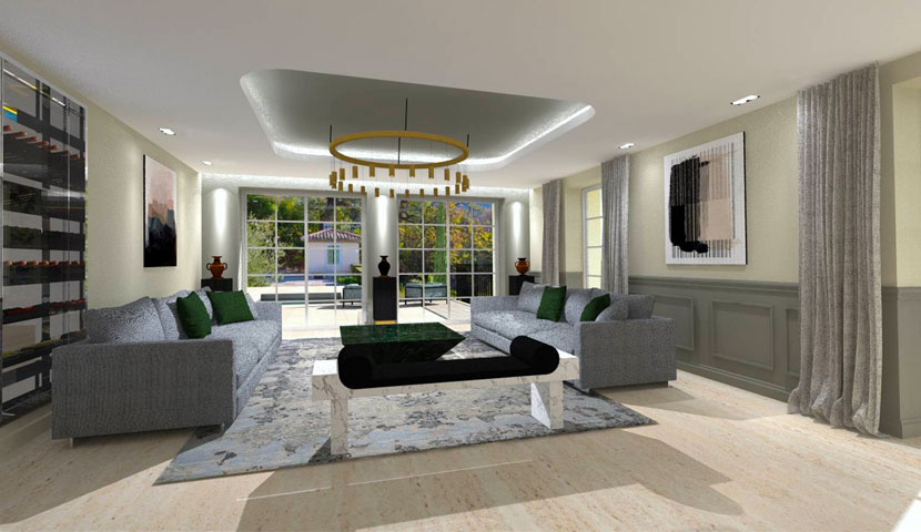 بازسازی دکوراسیون داخلی ویلا 