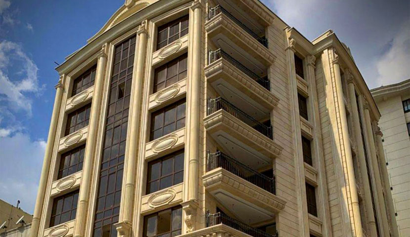 بازسازی نما ساختمان به سبک کلاسیک 