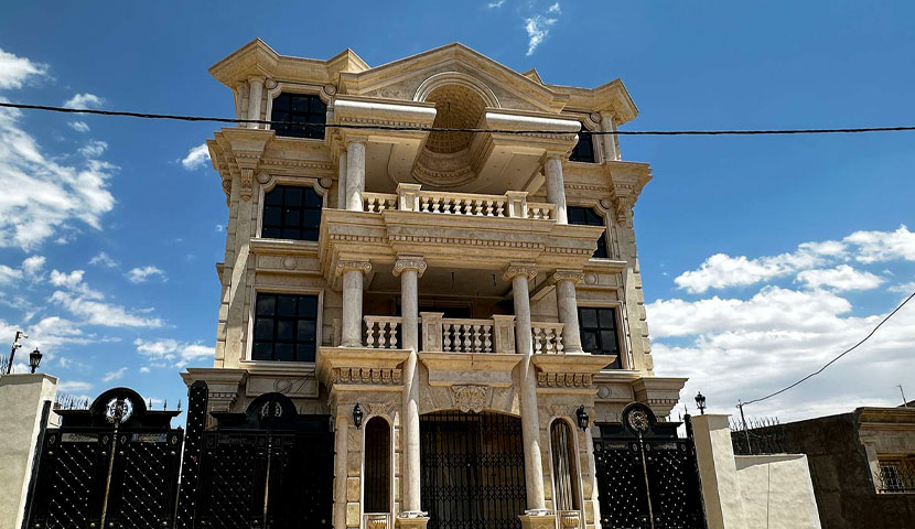 بازسازی نما ساختمان به سبک کلاسیک 