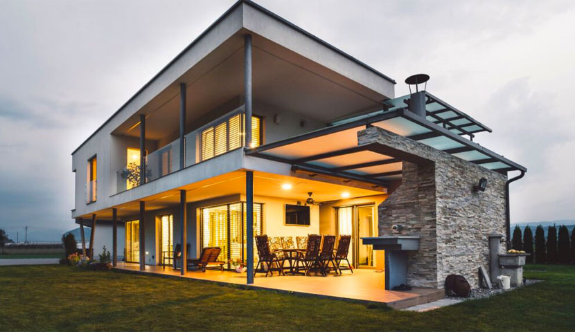 بازسازی ویلا به سبک مدرن