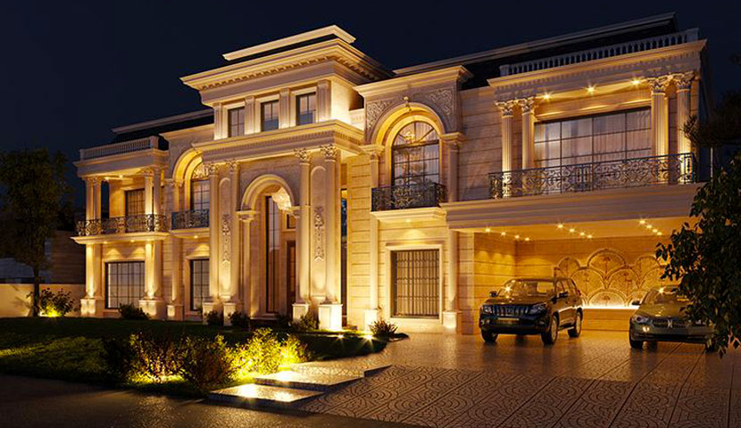 بازسازی ویلا به سبک کلاسیک