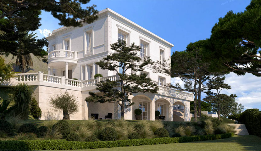 بازسازی ویلا به سبک کلاسیک